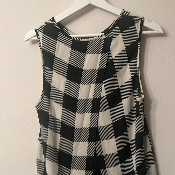 🦴Anthropologie - RAG & BONE Harper Magnified Houndstooth Silk SZ L - Picture 6 of 11